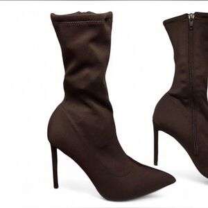 Brown Stiletto Boots